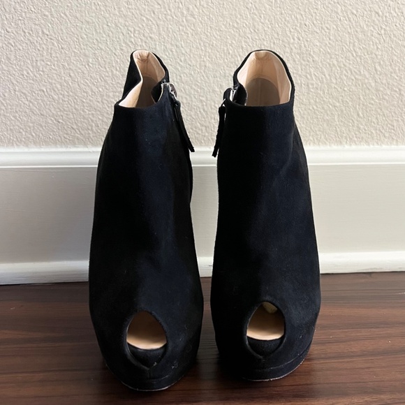 Giuseppe Zanotti Peep Toe Platform Suede Booties-Great Condition - Picture 7 of 7